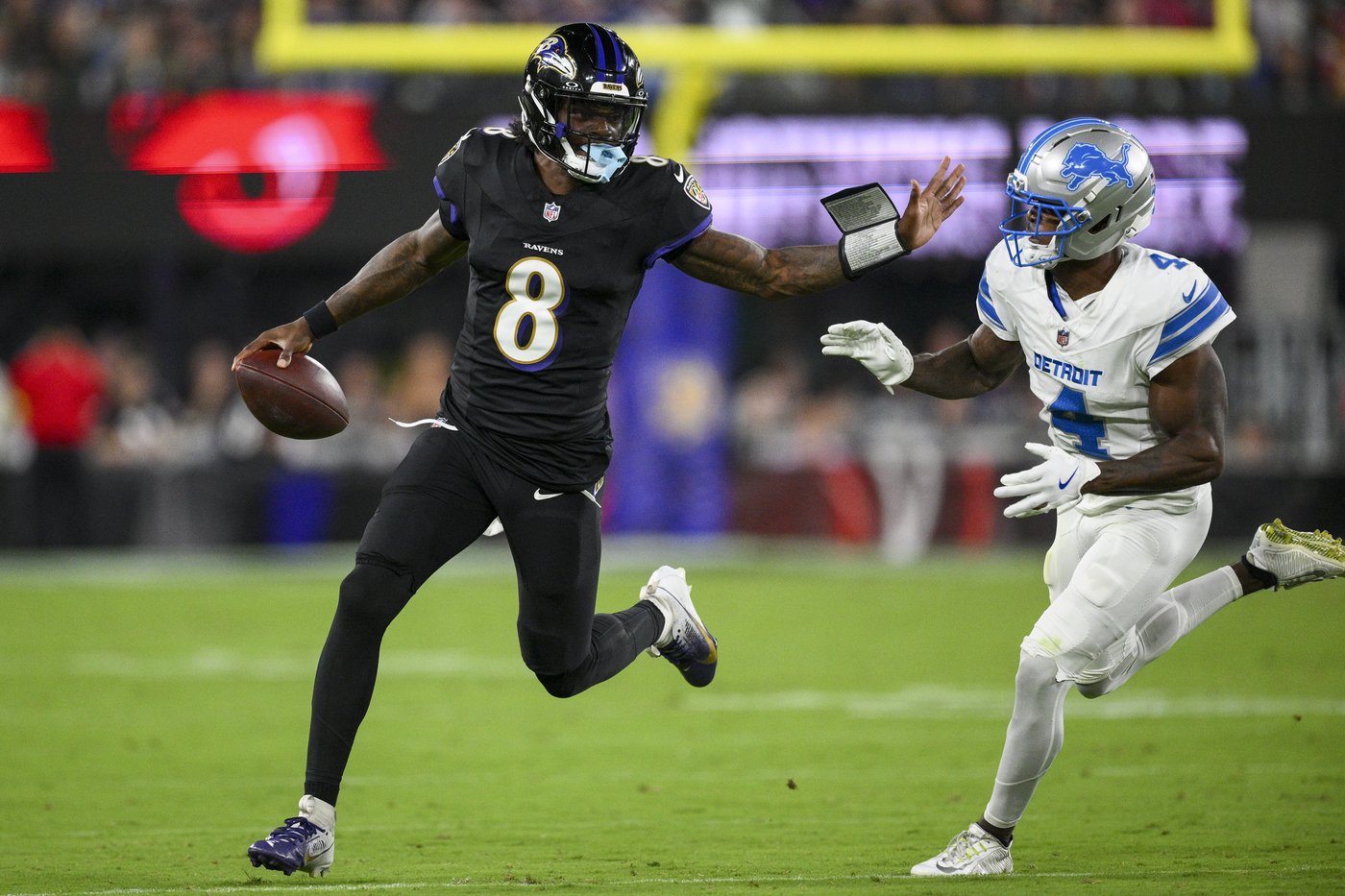 Ravens pushed around, Jackson chased down in humbling 38-30 loss to Lions | iNFOnews.ca