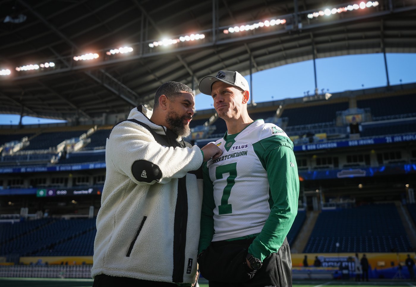 Photo Gallery: Roughriders and Alouettes Walkthrough Stadium Pre-Grey Cup | iNFOnews.ca