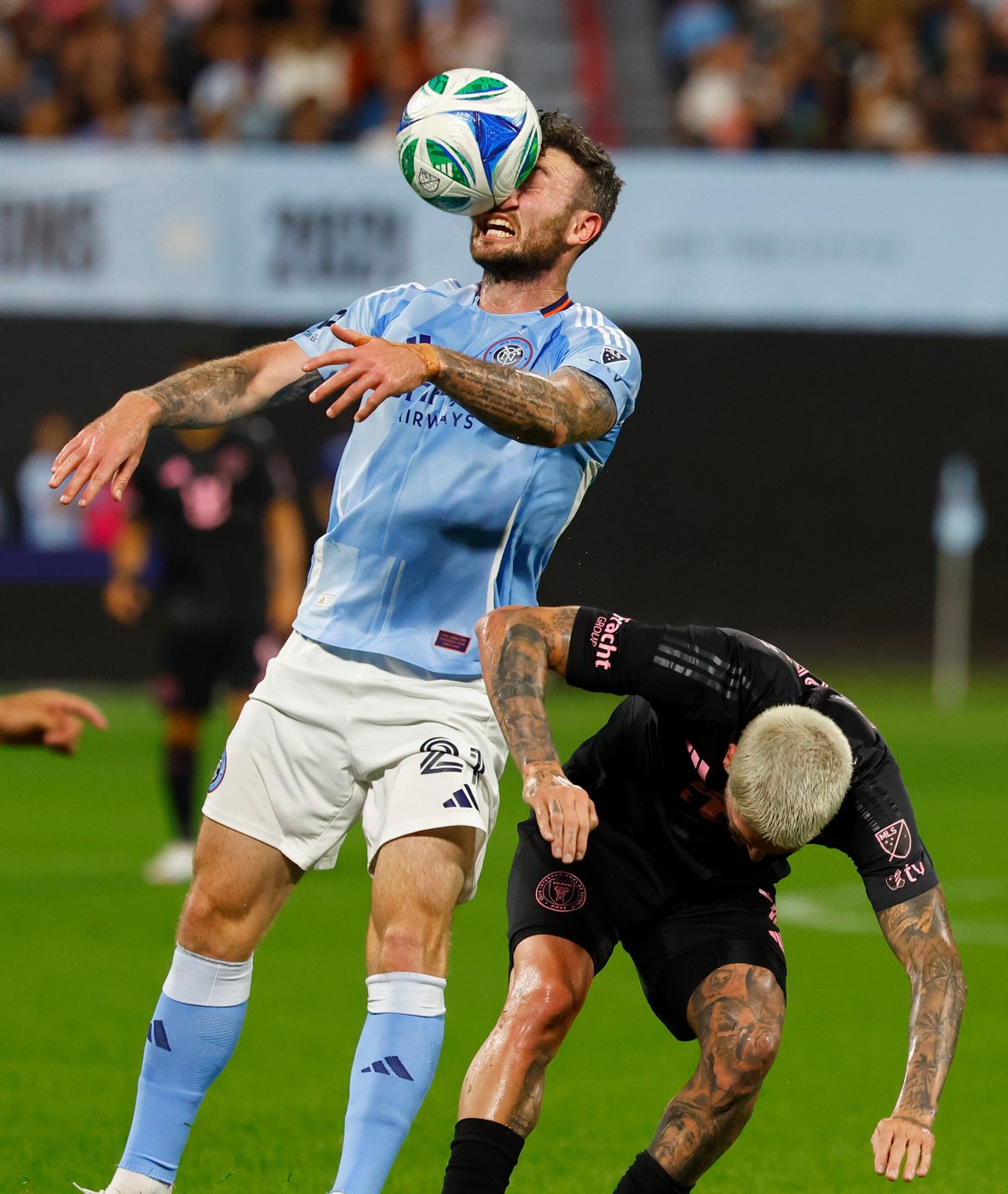 Lionel Messi scores 2 goals and Inter Miami clinches playoff spot with 4-0 win over New York City FC | iNFOnews.ca