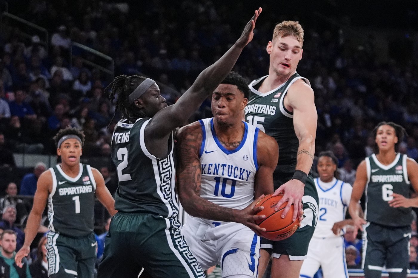No. 17 Michigan State makes season-high 11 3-pointers to beat No. 12 Kentucky 83-66 | iNFOnews.ca