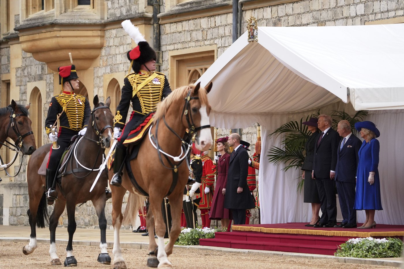 Photos show President Donald Trump during his second state visit to Britain | iNFOnews.ca