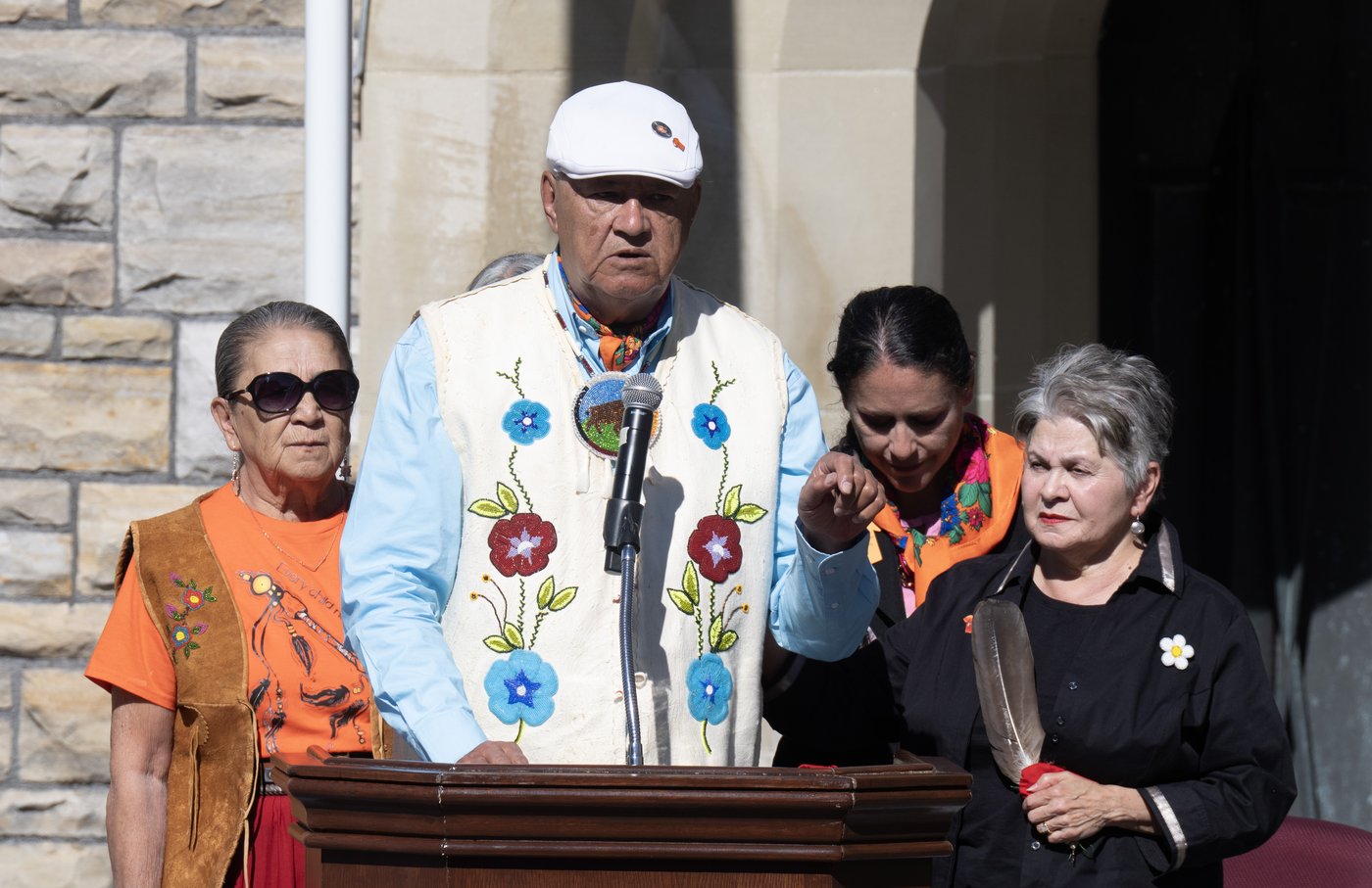 Through tears, residential school survivors share their stories on Parliament Hill | iNFOnews.ca