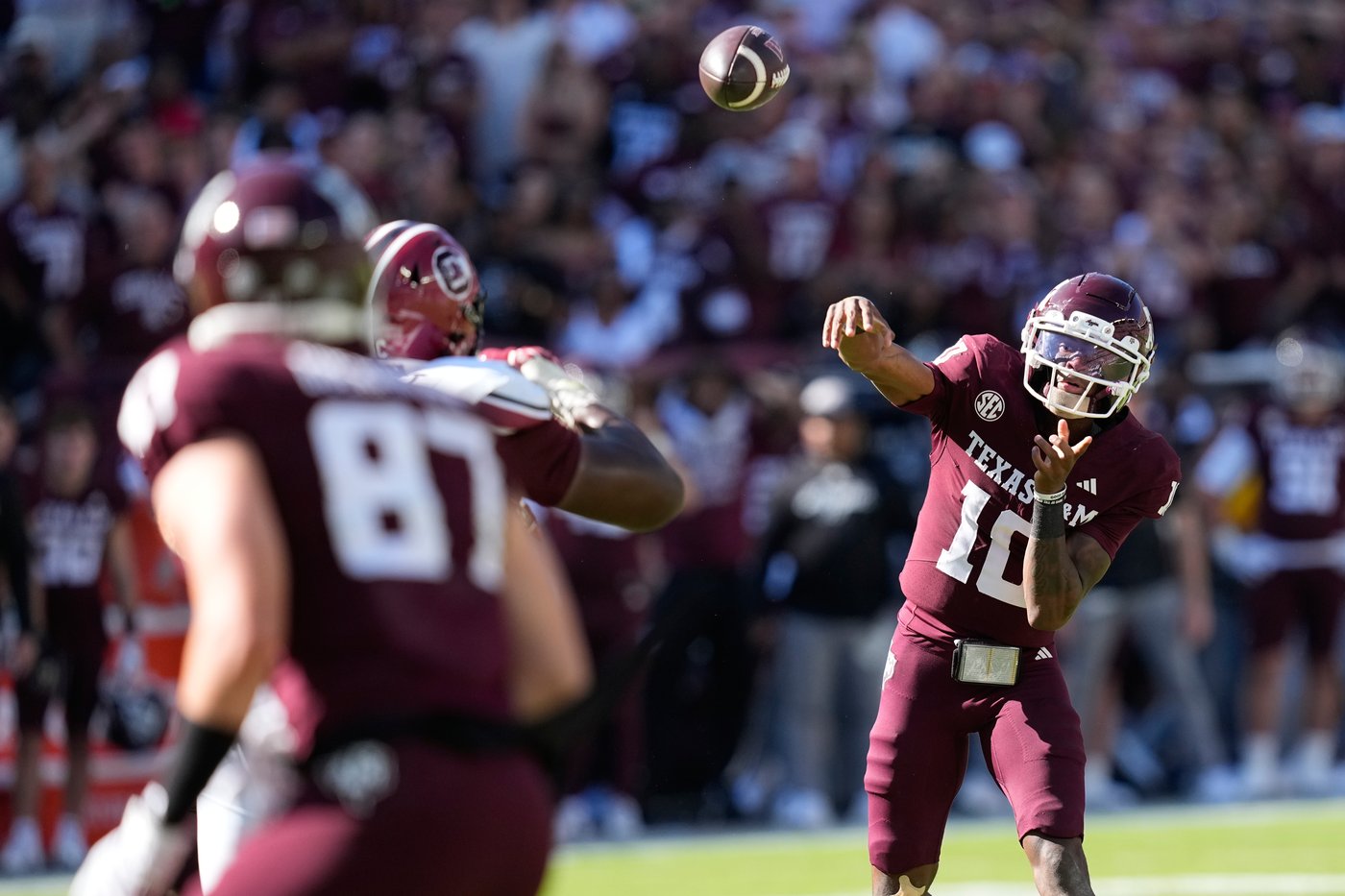 Marcel Reed's leadership and talent propel No. 3 Texas A&M to 1st 10-0 start since 1992 | iNFOnews.ca Marcel Reed's leadership and talent propel No. 3 Texas A&M to 1st 10-0 start since 1992 | iNFOnews.ca