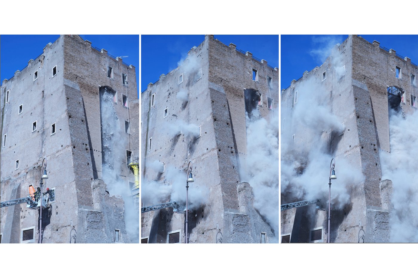 Hopes dashed as man extracted from partially collapsed medieval tower in Rome dies soon after | iNFOnews.ca