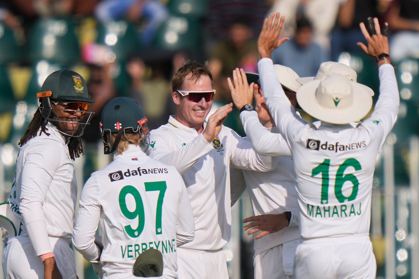 Rabada hits first test 50 to lead South Africa's comeback vs Pakistan after Asif Afridi's record day | iNFOnews.ca