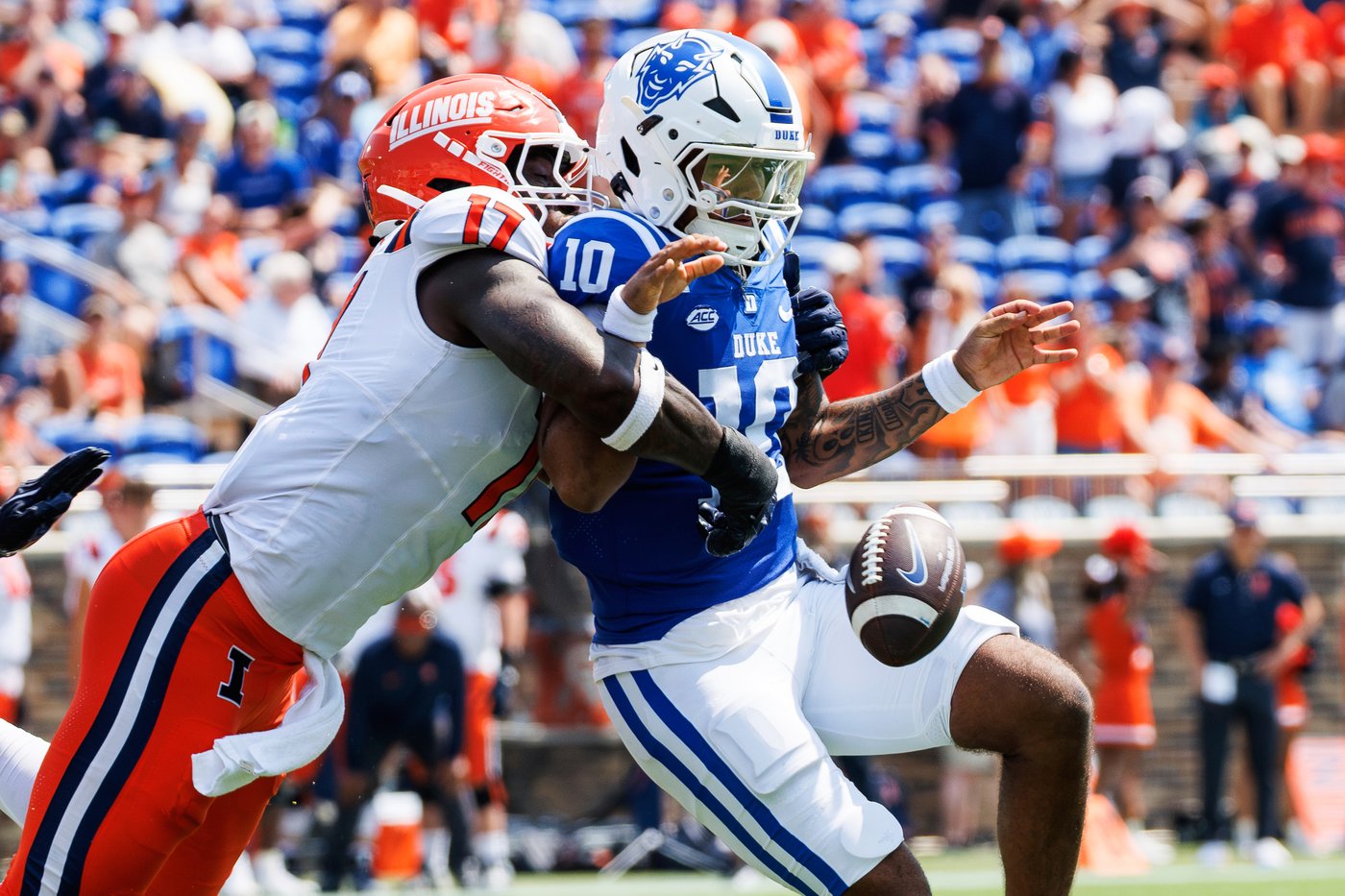 No. 11 Illinois takes over after halftime to beat mistake-prone Duke 45-19 for road win | iNFOnews.ca No. 11 Illinois takes over after halftime to beat mistake-prone Duke 45-19 for road win | iNFOnews.ca