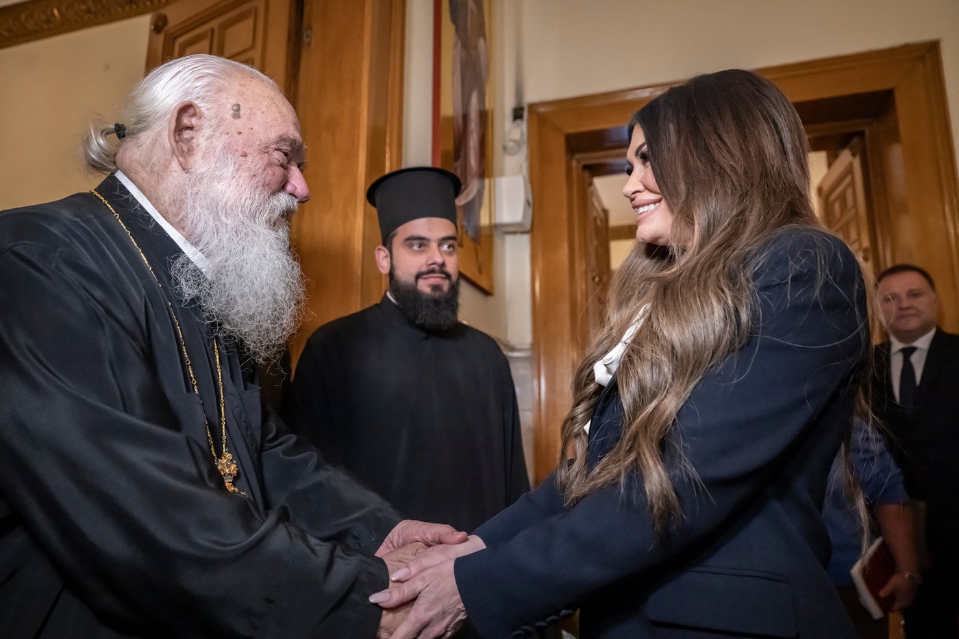 Trump's new ambassador Guilfoyle visits head of Greece's Orthodox Church | iNFOnews.ca