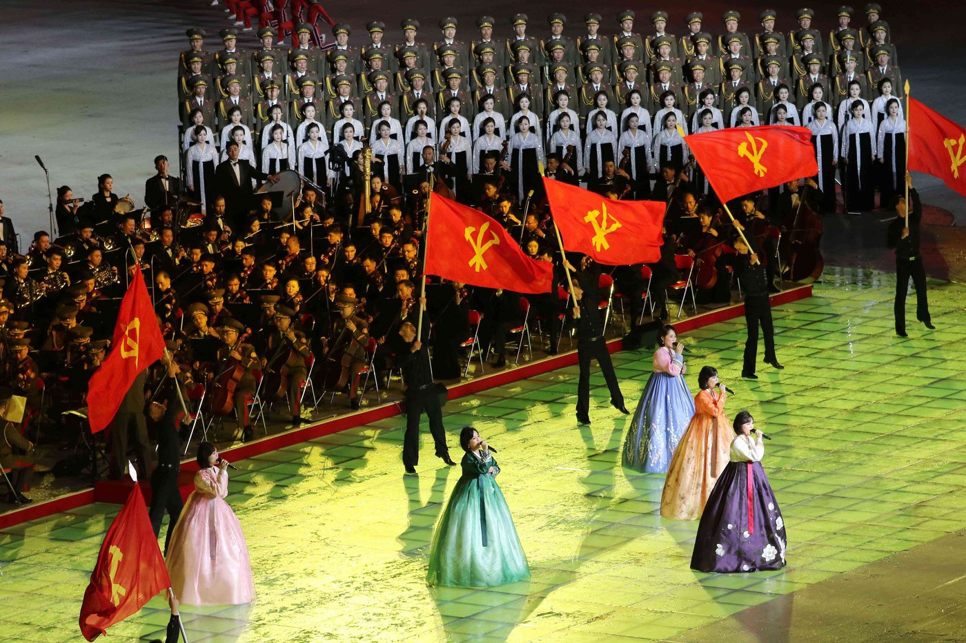 Photos show North Korean state celebrations on the 80th anniversary of the ruling Workers' Party | iNFOnews.ca