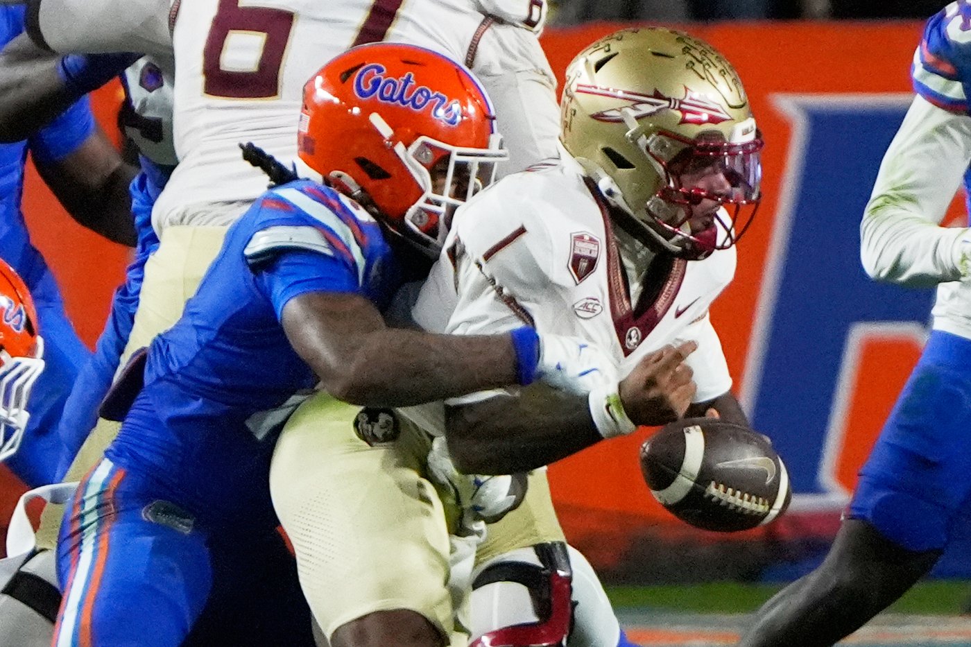 Give him the Baugh! Jadan Baugh runs wild in Florida's 40-21 victory over rival FSU | iNFOnews.ca
