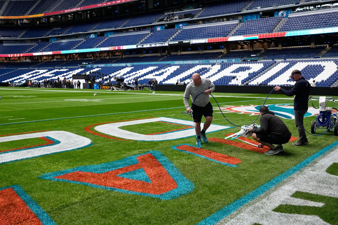 Atmosphere at Santiago Bernabeu Stadium looking a lot different ahead of 1st NFL game in Spain | iNFOnews.ca Atmosphere at Santiago Bernabeu Stadium looking a lot different ahead of 1st NFL game in Spain | iNFOnews.ca