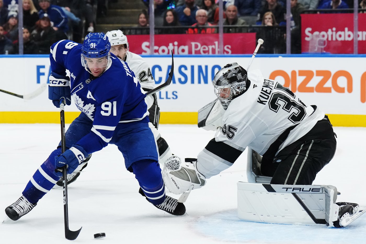 Byfield scores in OT, Kings top Leafs 4-3 and hand Toronto its fourth straight loss | iNFOnews.ca