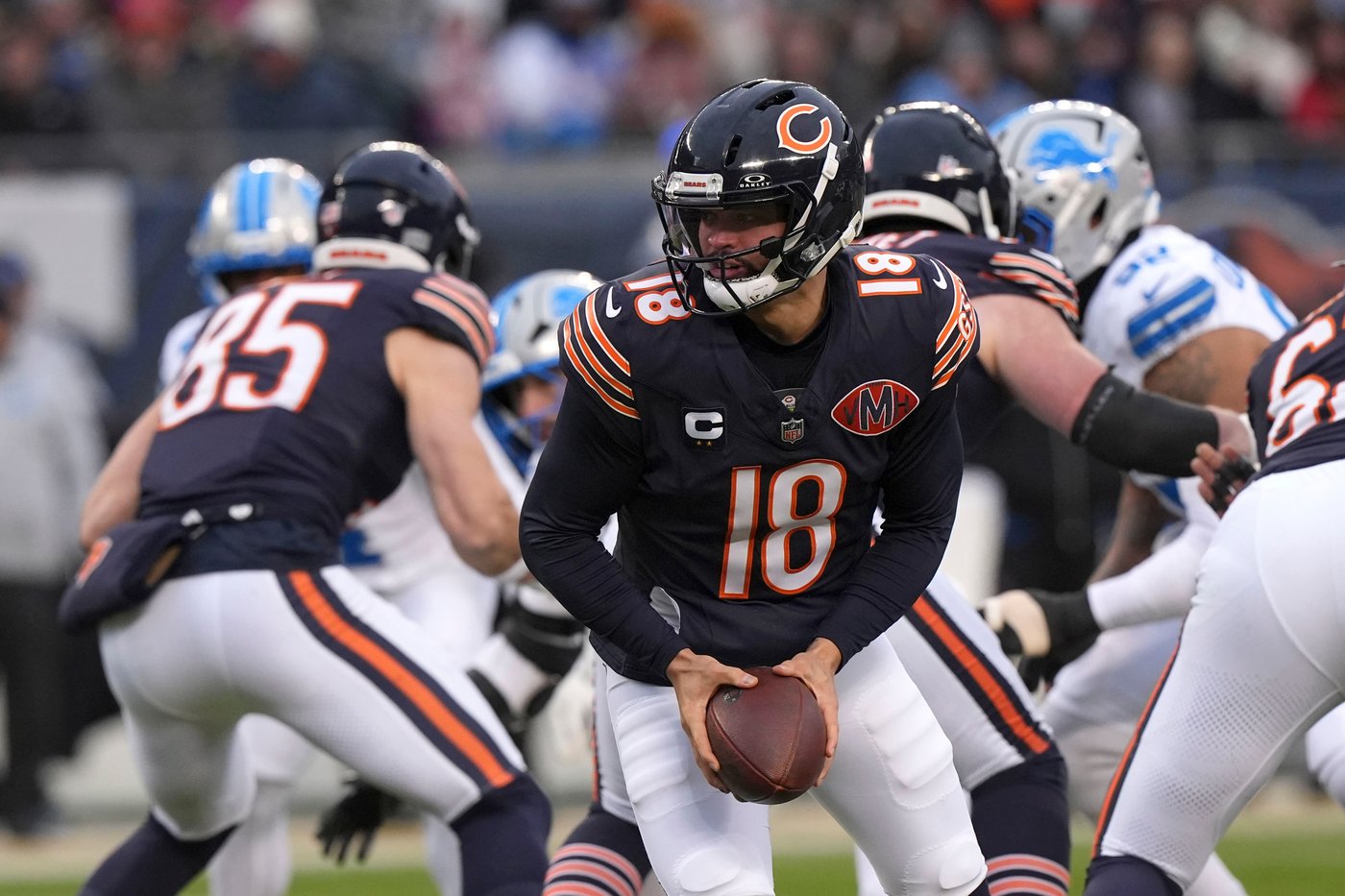 Caleb Williams breaks Bears single-season passing record in loss to Lions | iNFOnews.ca