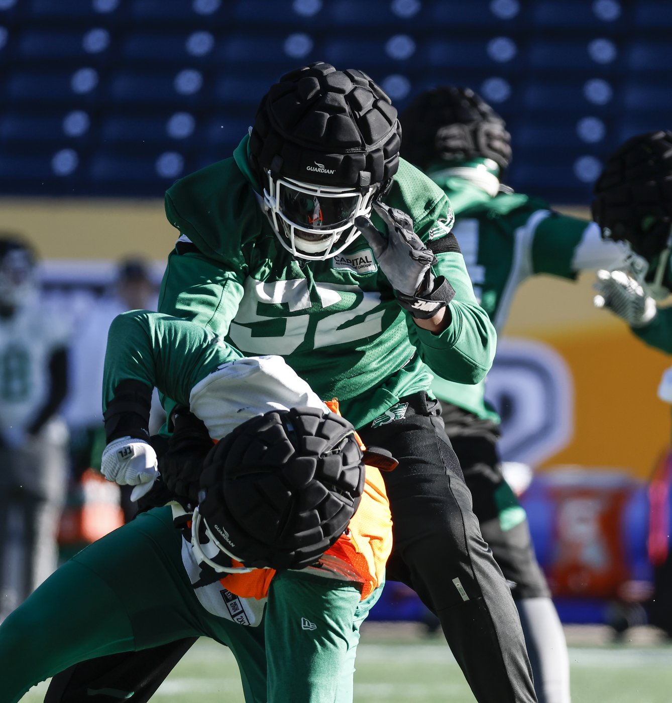 Roughriders sign star offensive lineman Jermarcus Hardrick to one-year extension | iNFOnews.ca