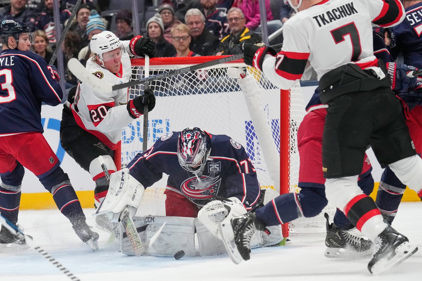 Stützle scores 2 as Senators use 4-goal 1st period to beat Blue Jackets 6–3 | iNFOnews.ca