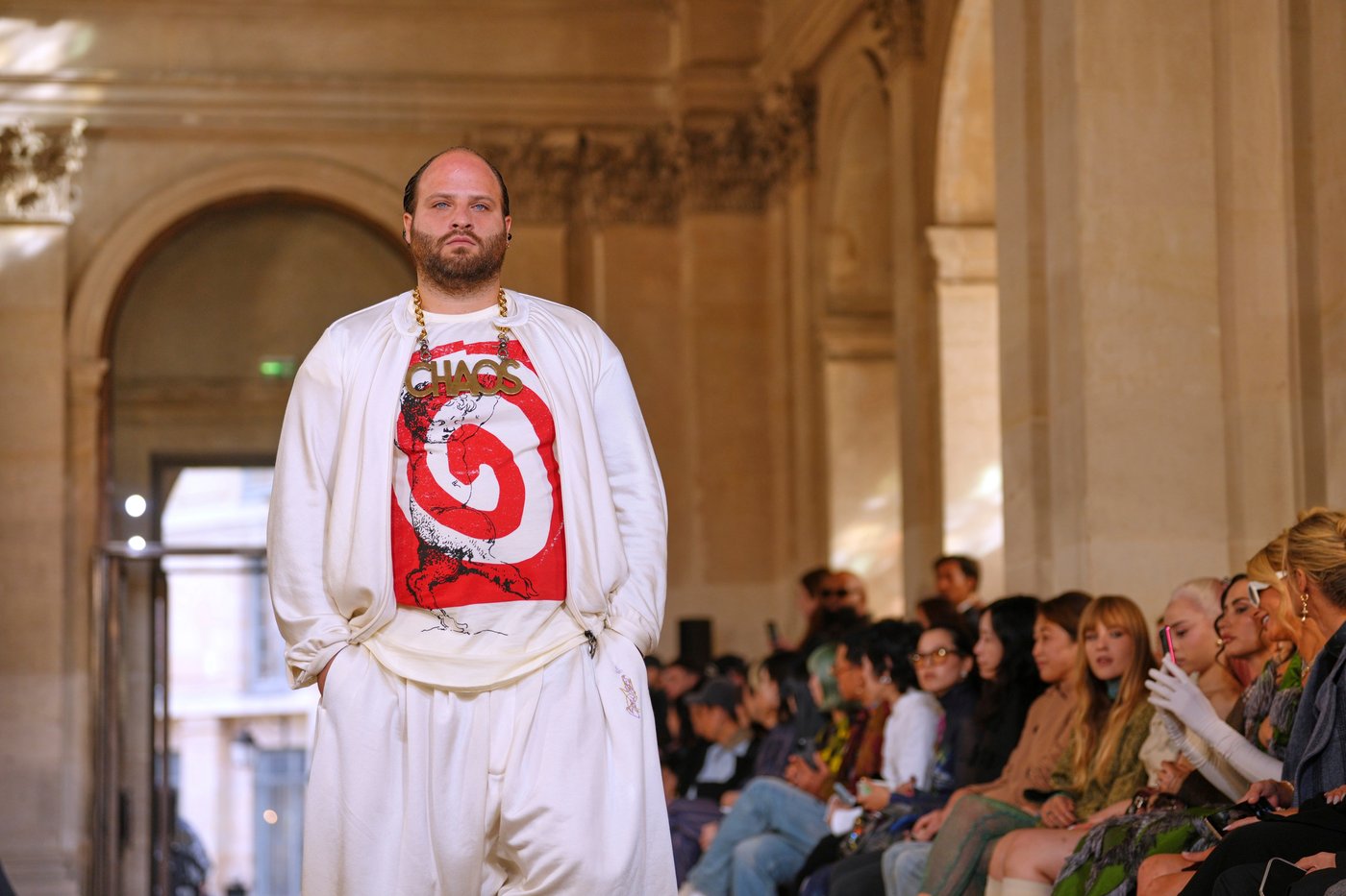 Vivienne Westwood brings beauty from chaos and dying sunflowers in Paris | iNFOnews.ca