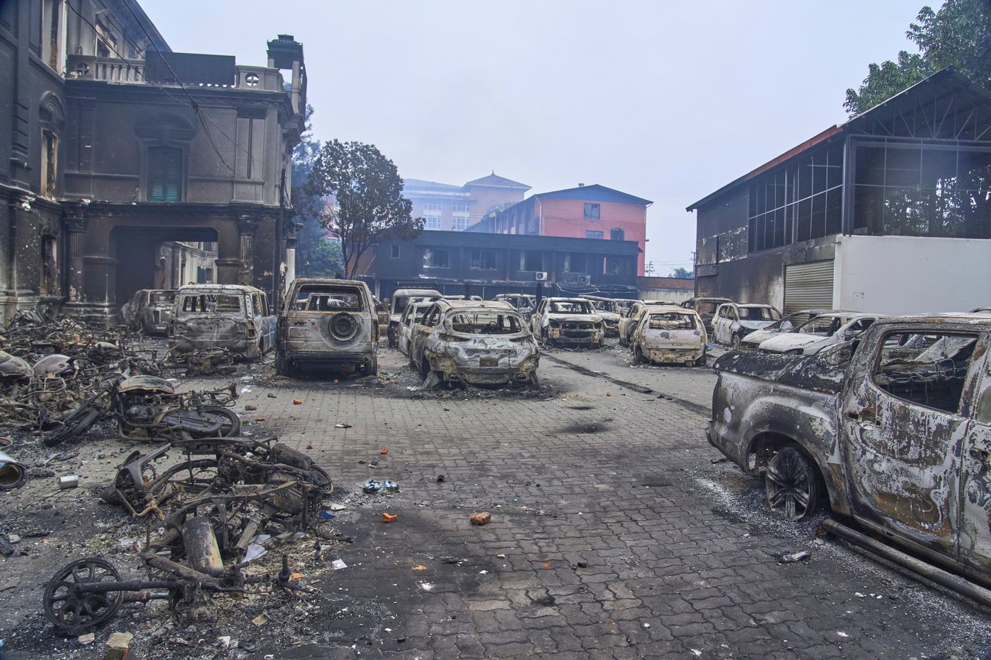 Photos show violent protests in Nepal, with government buildings set on fire | iNFOnews.ca