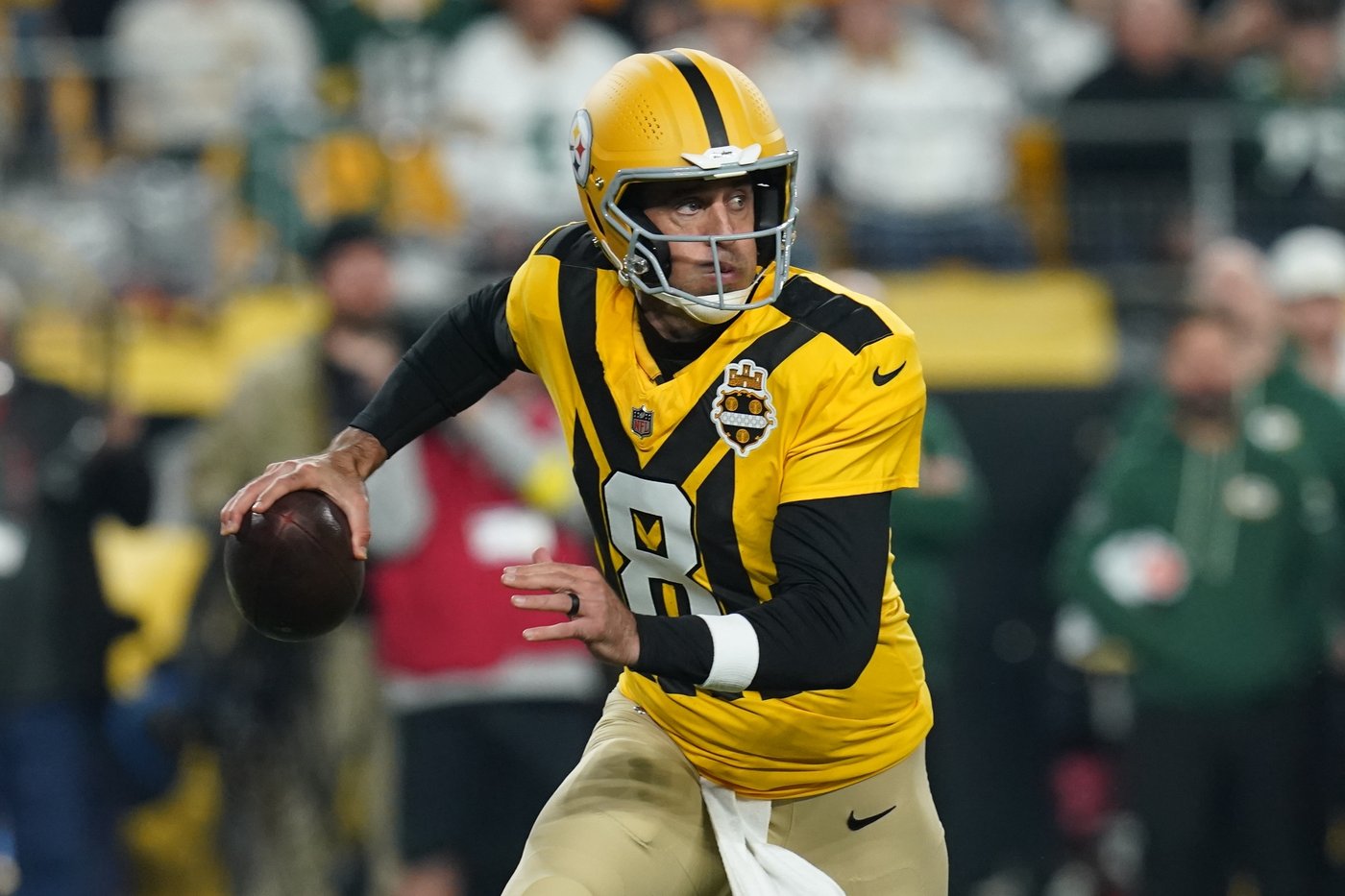 Aaron Rodgers and the Steelers fall short in QB's reunion with Packers as Love leads 35-25 win | iNFOnews.ca Aaron Rodgers and the Steelers fall short in QB's reunion with Packers as Love leads 35-25 win | iNFOnews.ca