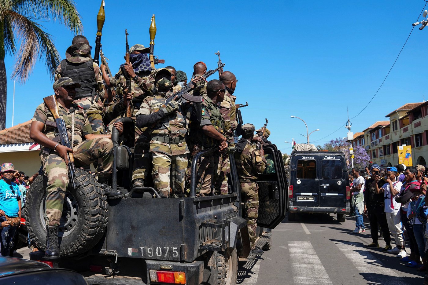 Madagascar's president says a coup is underway after soldiers joined anti-government demonstrations | iNFOnews.ca
