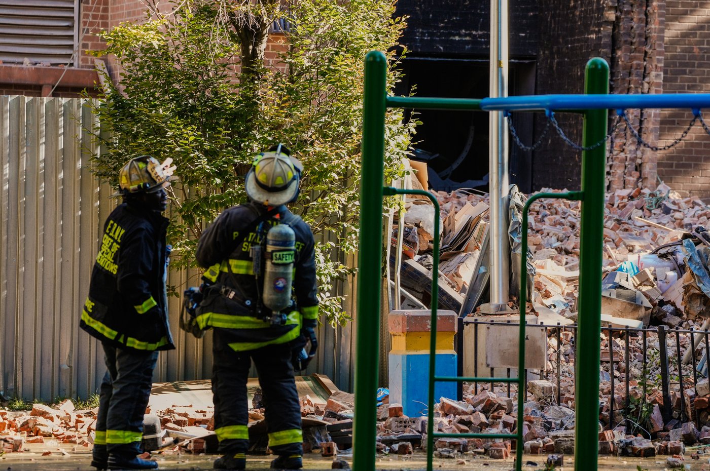 Residents of a NYC public housing tower escape unharmed after a massive chimney collapses | iNFOnews.ca