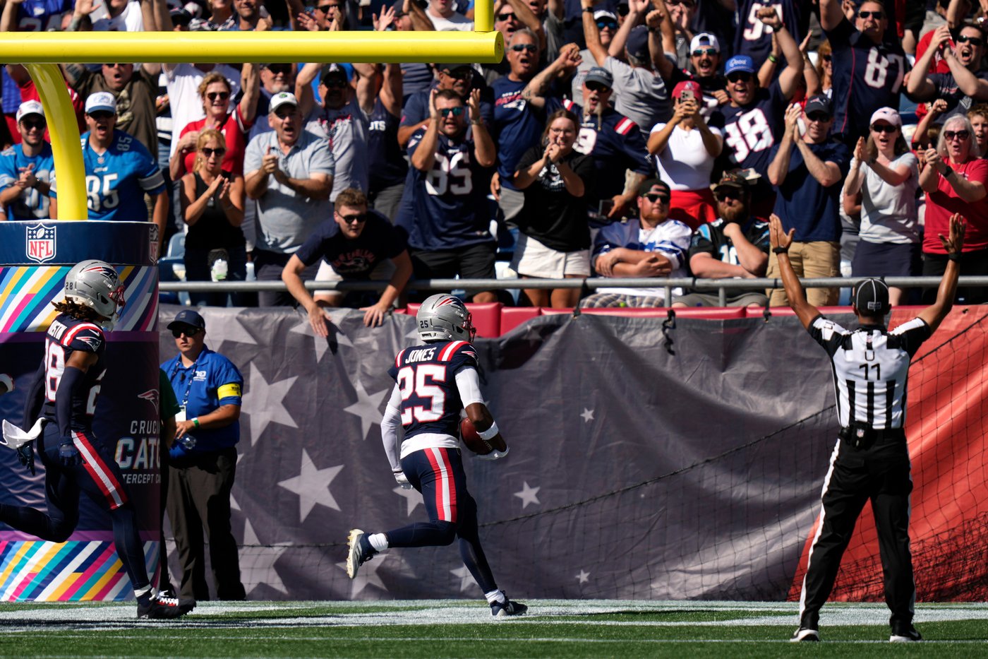 Marcus Jones' punt returns fuel Patriots' rout of Panthers | iNFOnews.ca