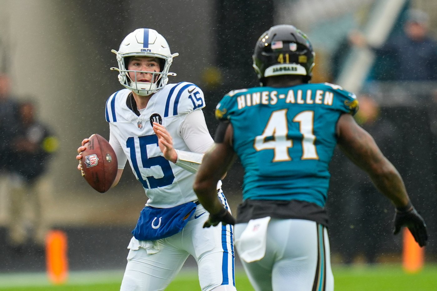 Colts playoff hopes teetering with QB Daniel Jones out for season and backup Riley Leonard also hurt | iNFOnews.ca Colts playoff hopes teetering with QB Daniel Jones out for season and backup Riley Leonard also hurt | iNFOnews.ca