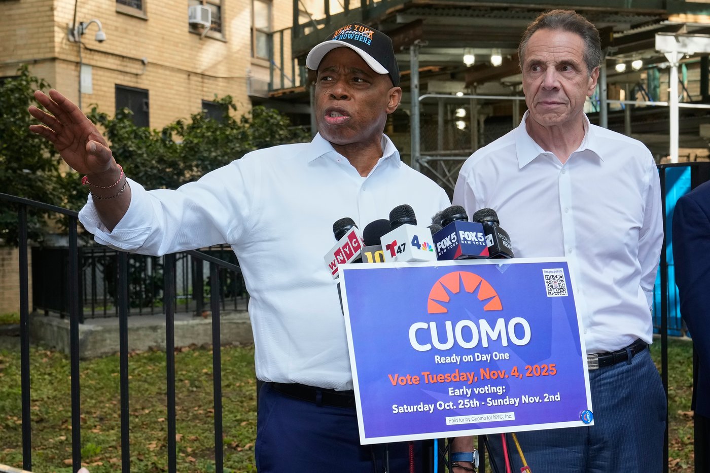 Eric Adams endorses once bitter rival Andrew Cuomo in New York City's mayoral race | iNFOnews.ca Eric Adams endorses once bitter rival Andrew Cuomo in New York City's mayoral race | iNFOnews.ca