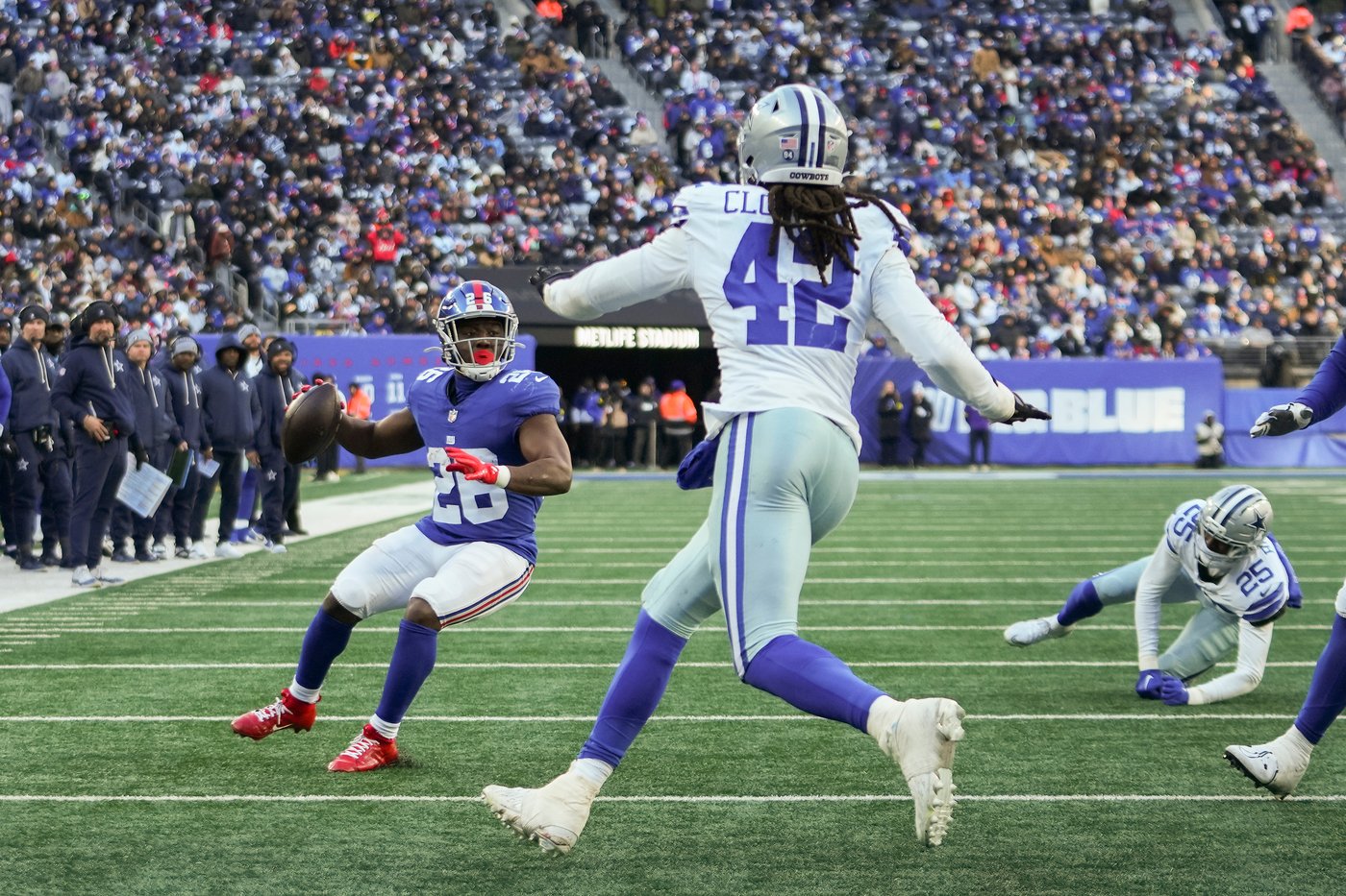 Cowboys defensive coordinator Matt Eberflus' unit ends season on a rough note with loss to Giants | iNFOnews.ca