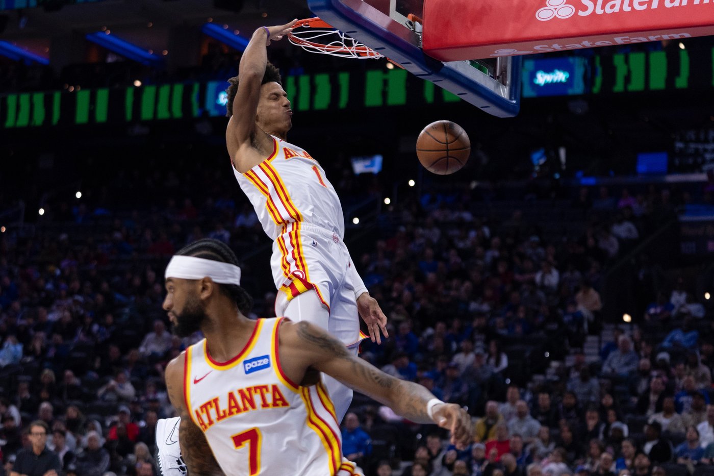 Johnson hits late 3s for Hawks to spoil Embiid's 76ers return in 142-134 double-OT win | iNFOnews.ca Johnson hits late 3s for Hawks to spoil Embiid's 76ers return in 142-134 double-OT win | iNFOnews.ca