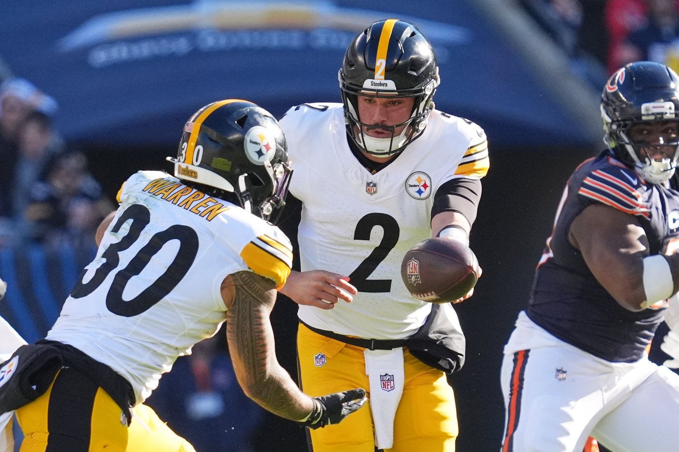 With Aaron Rodgers sidelined, Mason Rudolph and the Steelers fall short in Chicago | iNFOnews.ca