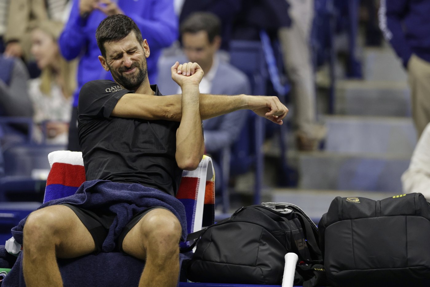 Photos: From violin mimics to victory fists, Djokovic steals the show | iNFOnews.ca