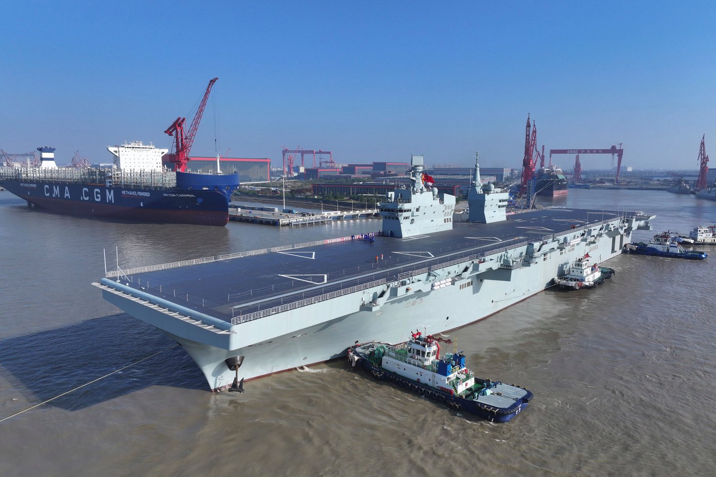Fresh off commissioning new aircraft carrier, China starts sea trials of amphibious assault ship | iNFOnews.ca Fresh off commissioning new aircraft carrier, China starts sea trials of amphibious assault ship | iNFOnews.ca
