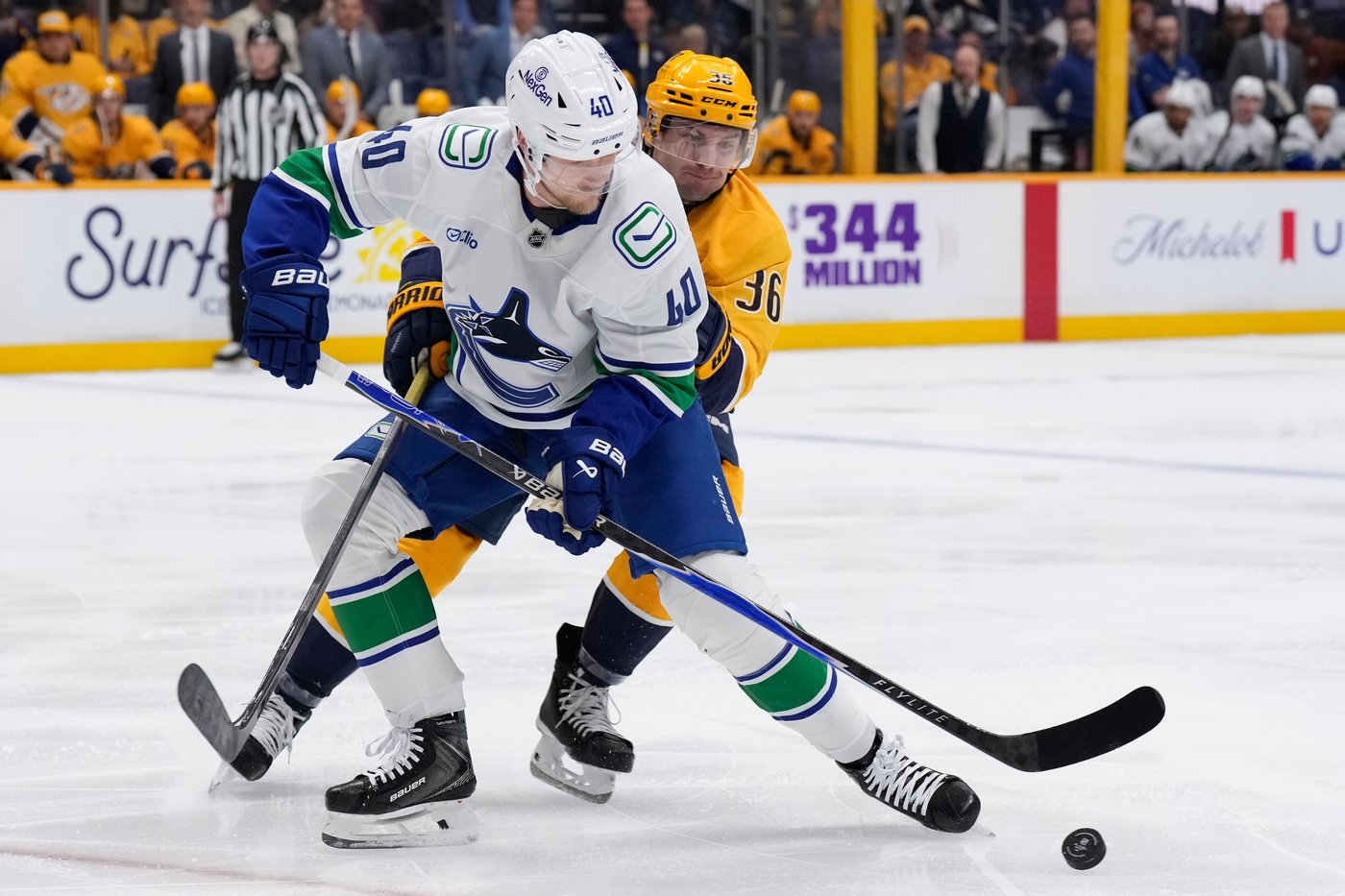Cole Smith, Juuse Saros lead Predators over Canucks 2-1 | iNFOnews.ca
