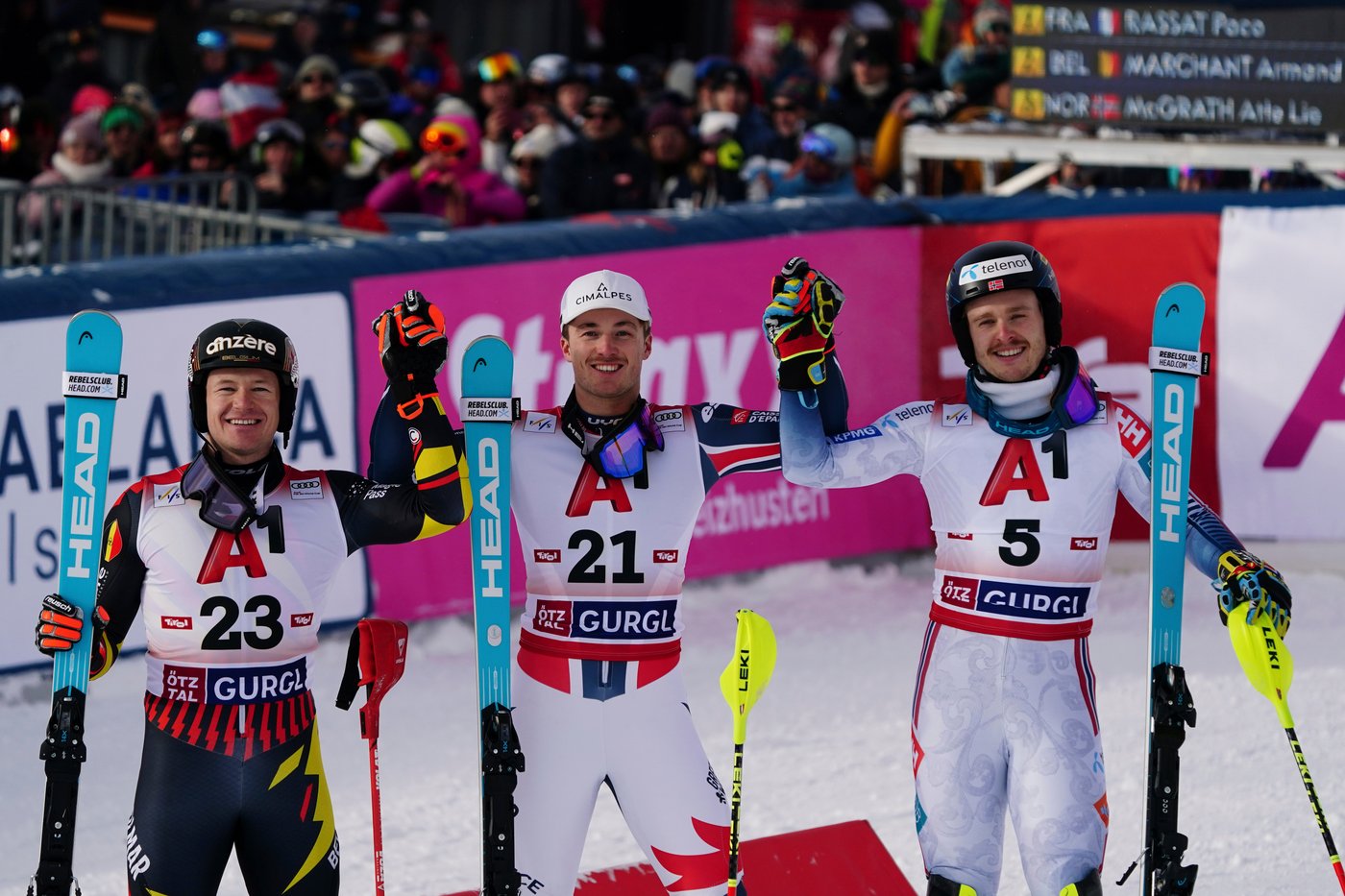 Unheralded French skier Rassat beats Belgium's Marchant in World Cup slalom for 1st career win | iNFOnews.ca