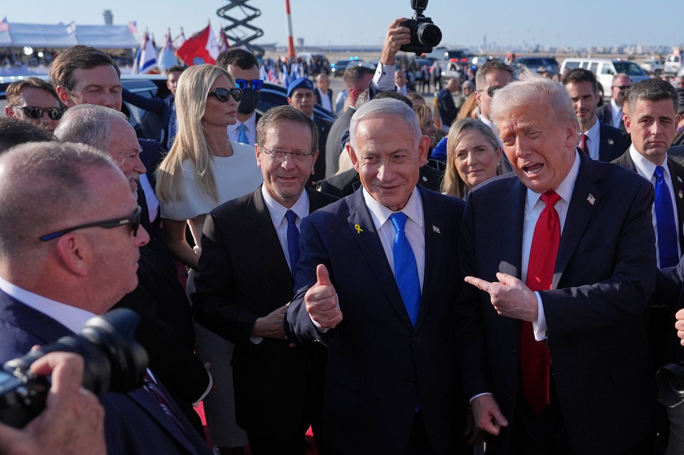 Trump wants to push for Middle East peace. Netanyahu is still talking up Israel's military might | iNFOnews.ca Trump wants to push for Middle East peace. Netanyahu is still talking up Israel's military might | iNFOnews.ca