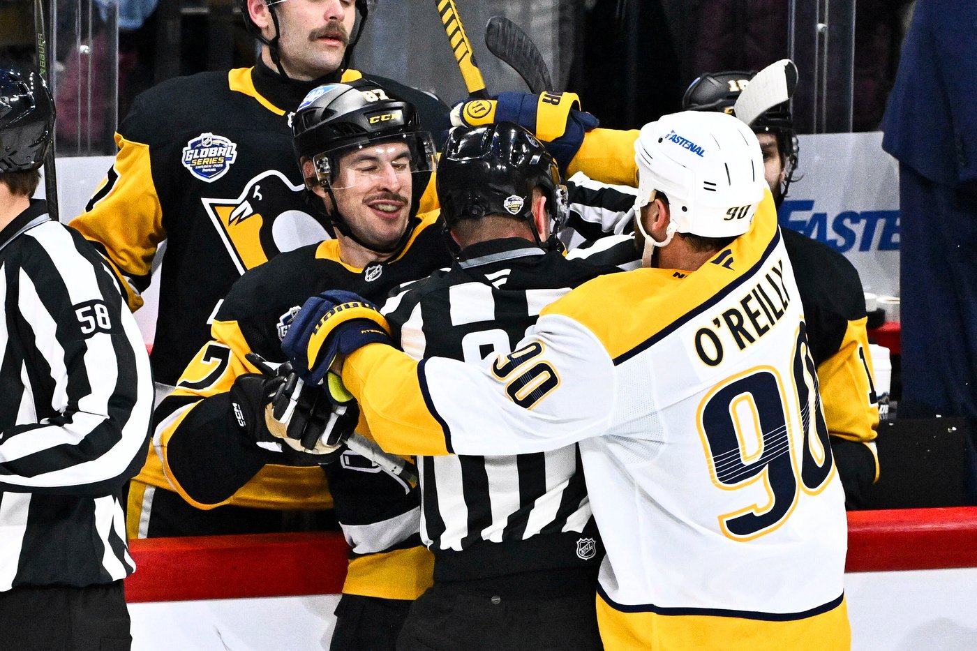 Crosby and Malkin score as the Penguins shut out the Predators 4-0 in Stockholm | iNFOnews.ca Crosby and Malkin score as the Penguins shut out the Predators 4-0 in Stockholm | iNFOnews.ca