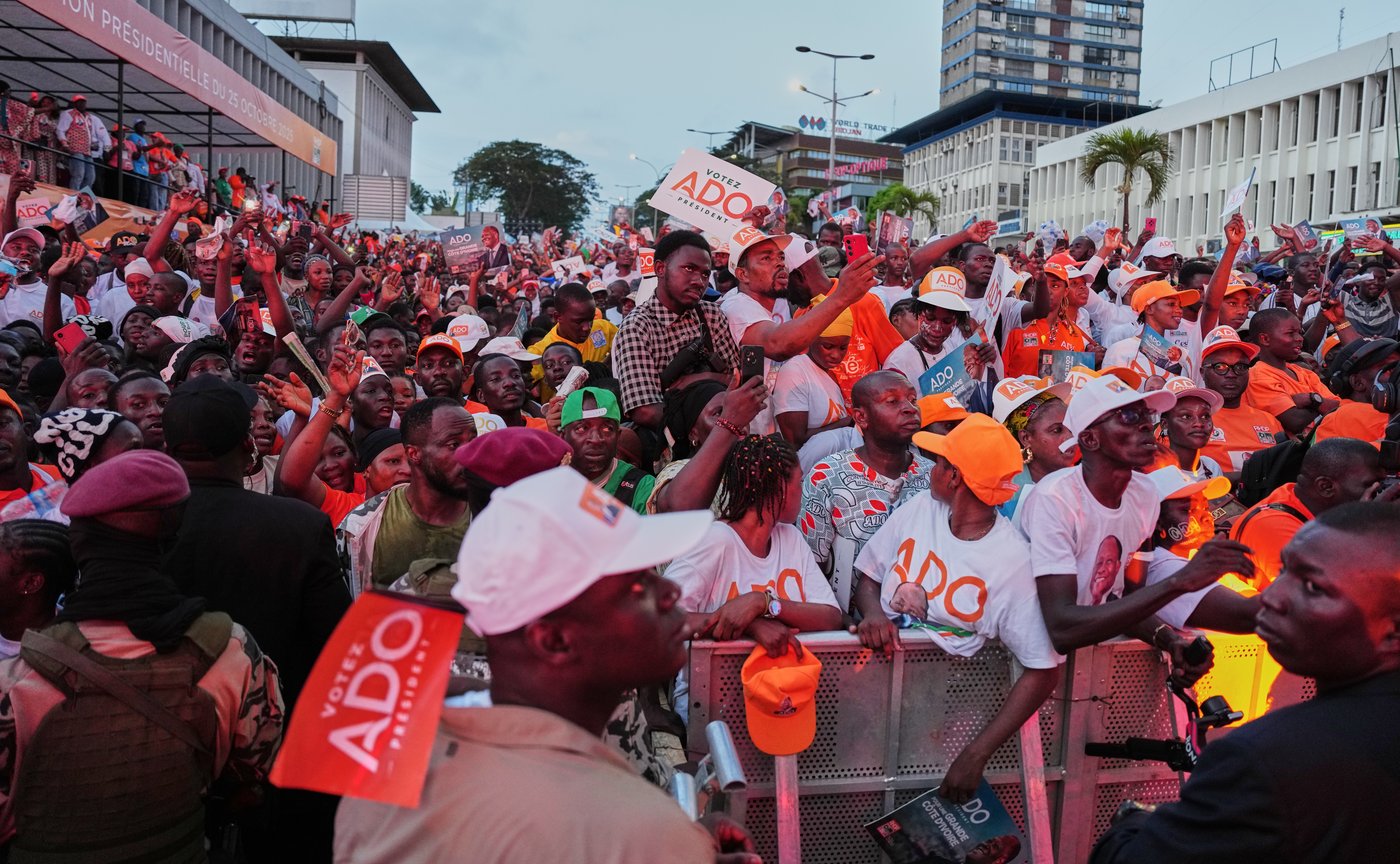 Ivory Coast presidential candidates hold final rallies ahead of Saturday's election | iNFOnews.ca Ivory Coast presidential candidates hold final rallies ahead of Saturday's election | iNFOnews.ca
