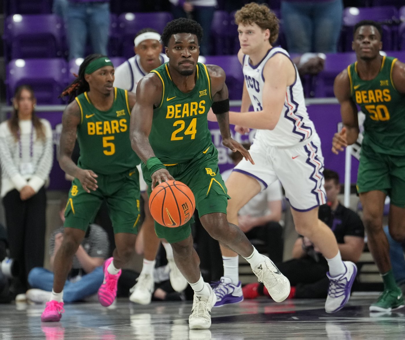 TCU beats Baylor 69-63 in Bears debut of 2023 NBA draft pick James Nnaji | iNFOnews.ca