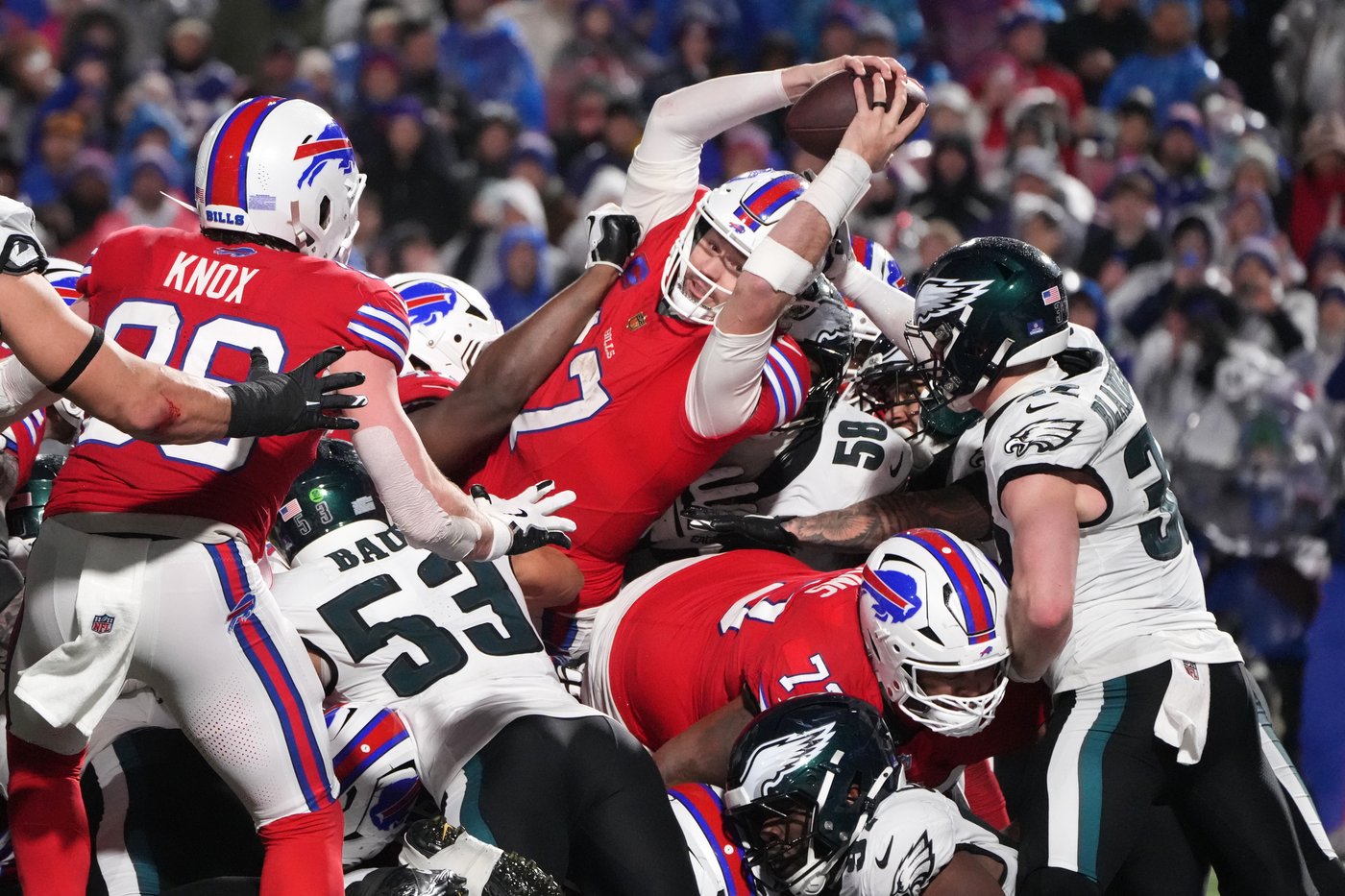 Josh Allen blames himself for failed 2-point conversion in final seconds of Bills' loss to Eagles | iNFOnews.ca