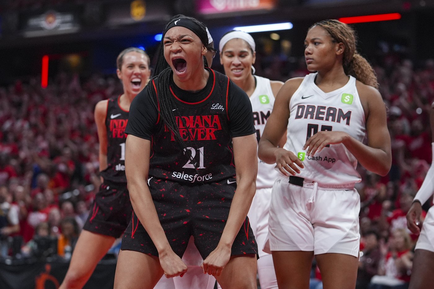 Kelsey Mitchell, Aliyah Boston help Fever stay alive in playoffs with 77-60 Game 2 rout over Dream | iNFOnews.ca