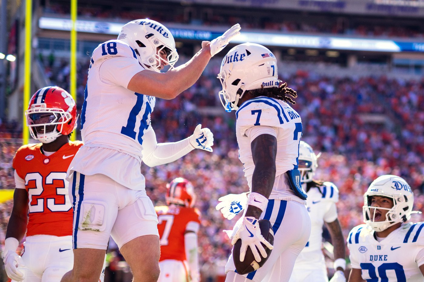 Nate Sheppard's 3-yard TD, Duke's 2-point conversion stun Clemson 46-45 | iNFOnews.ca