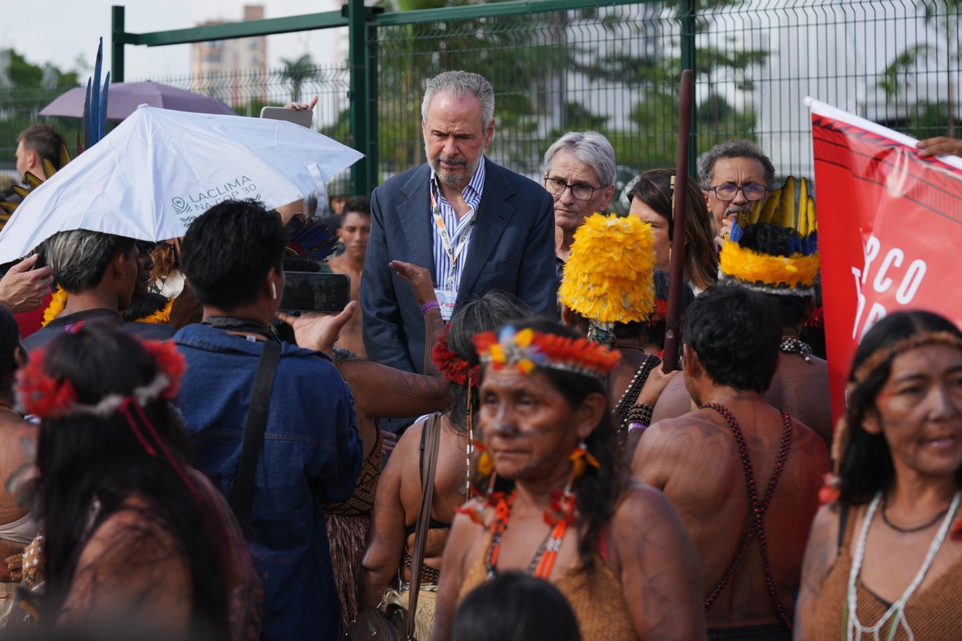 Protesters block the main entrance to COP30 climate talks in Brazil | iNFOnews.ca
